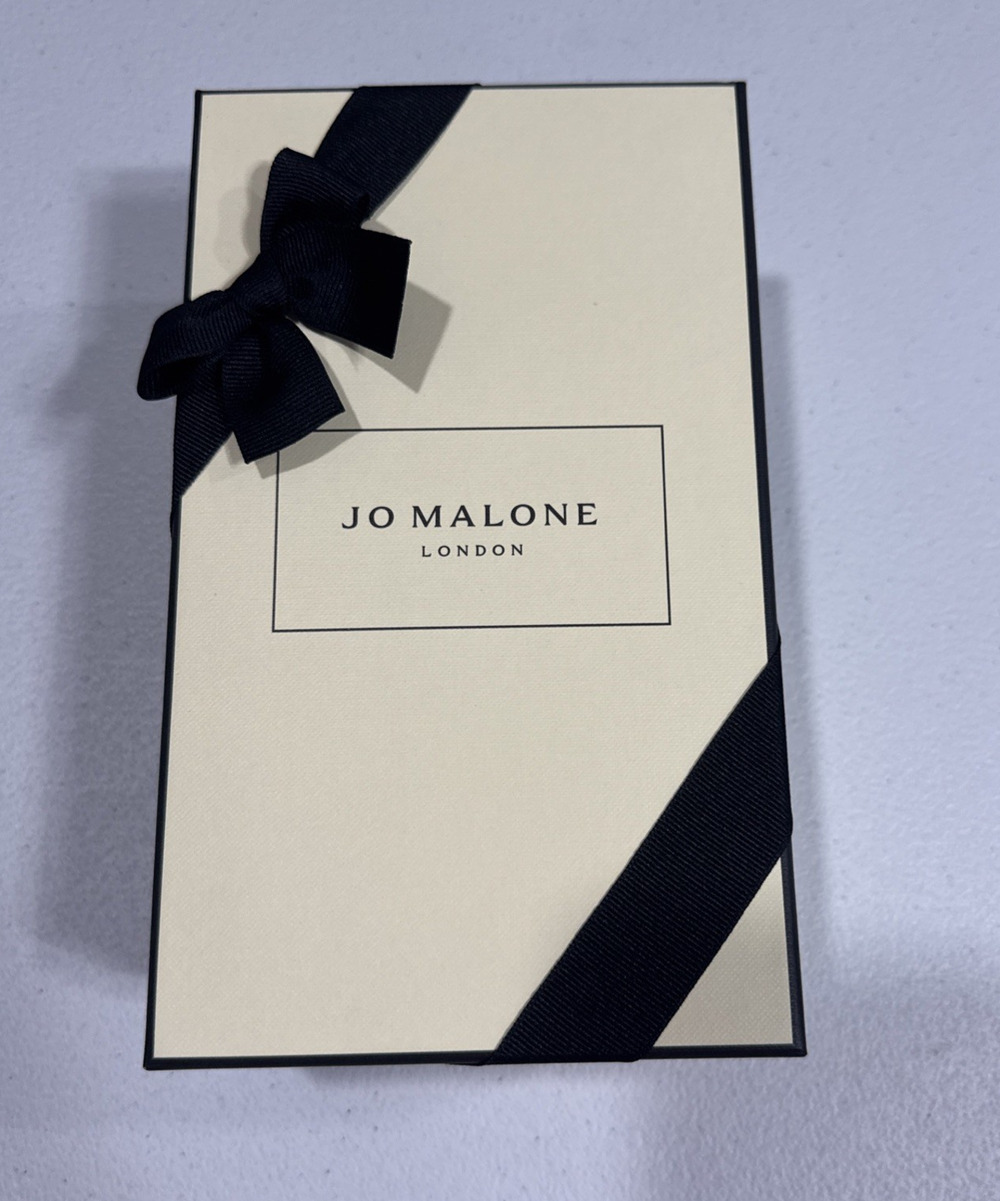 Jo Malone Empty Rectangle Box W/ Ribbon 8.5" x 5"x 3.5" Gift Storage Designer